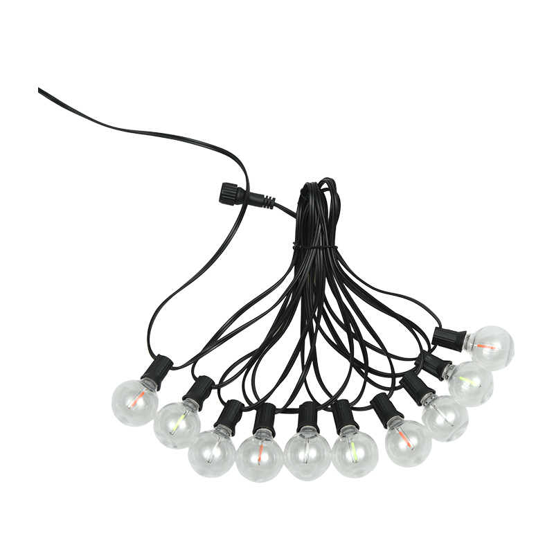 Đèn dây màu xoắn ốc G40 Clip-on E12