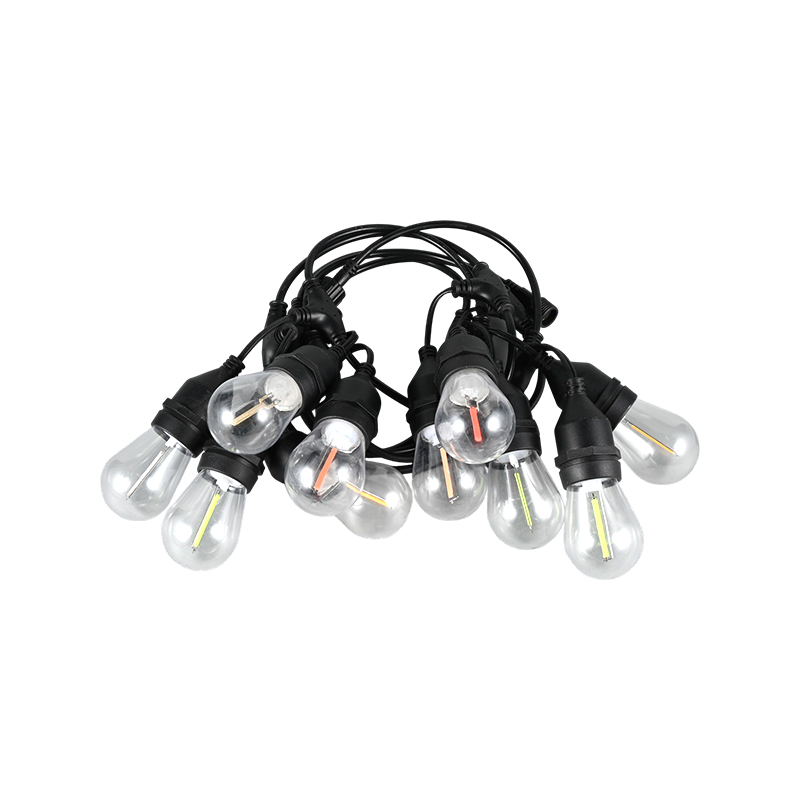 Dây treo S14 Dây đèn sao băng RGBY xoắn ốc E27