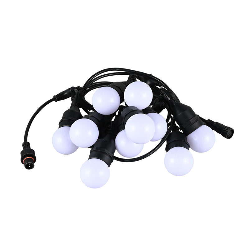G45 Loại treo E27 Đèn dây nhấp nháy đồng bộ RGB xoắn ốc
