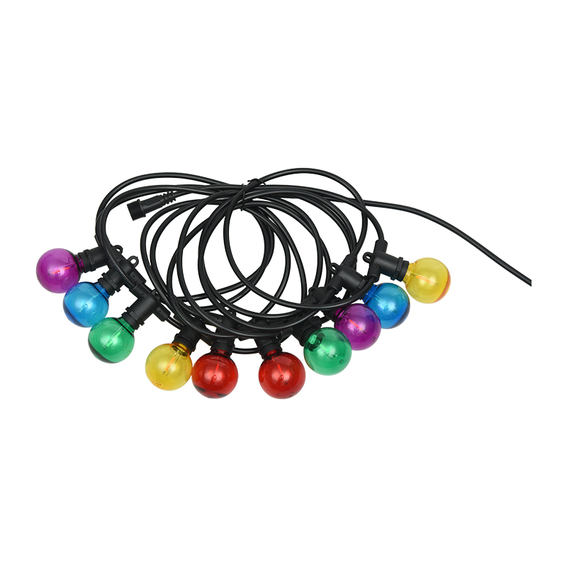 G40 Ball Bubble E12 Miệng xoắn ốc Đèn trang trí đầy màu sắc