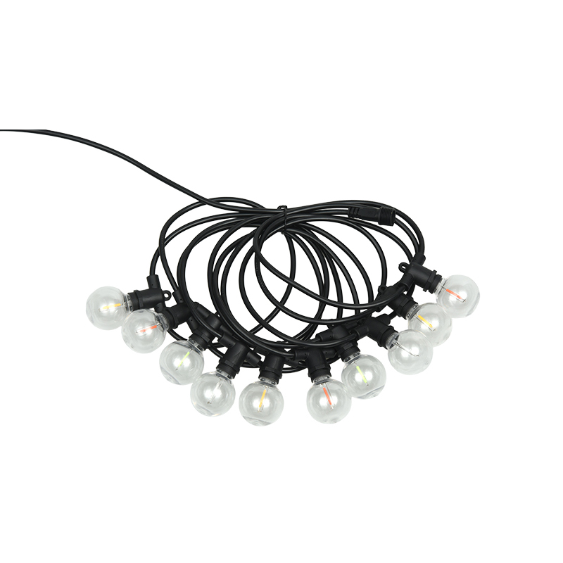 G40 Ball Bubble E12 Miệng xoắn ốc Đèn LED trang trí đầy màu sắc